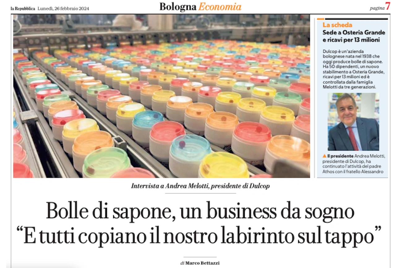 Bolle di sapone, un business da sogno