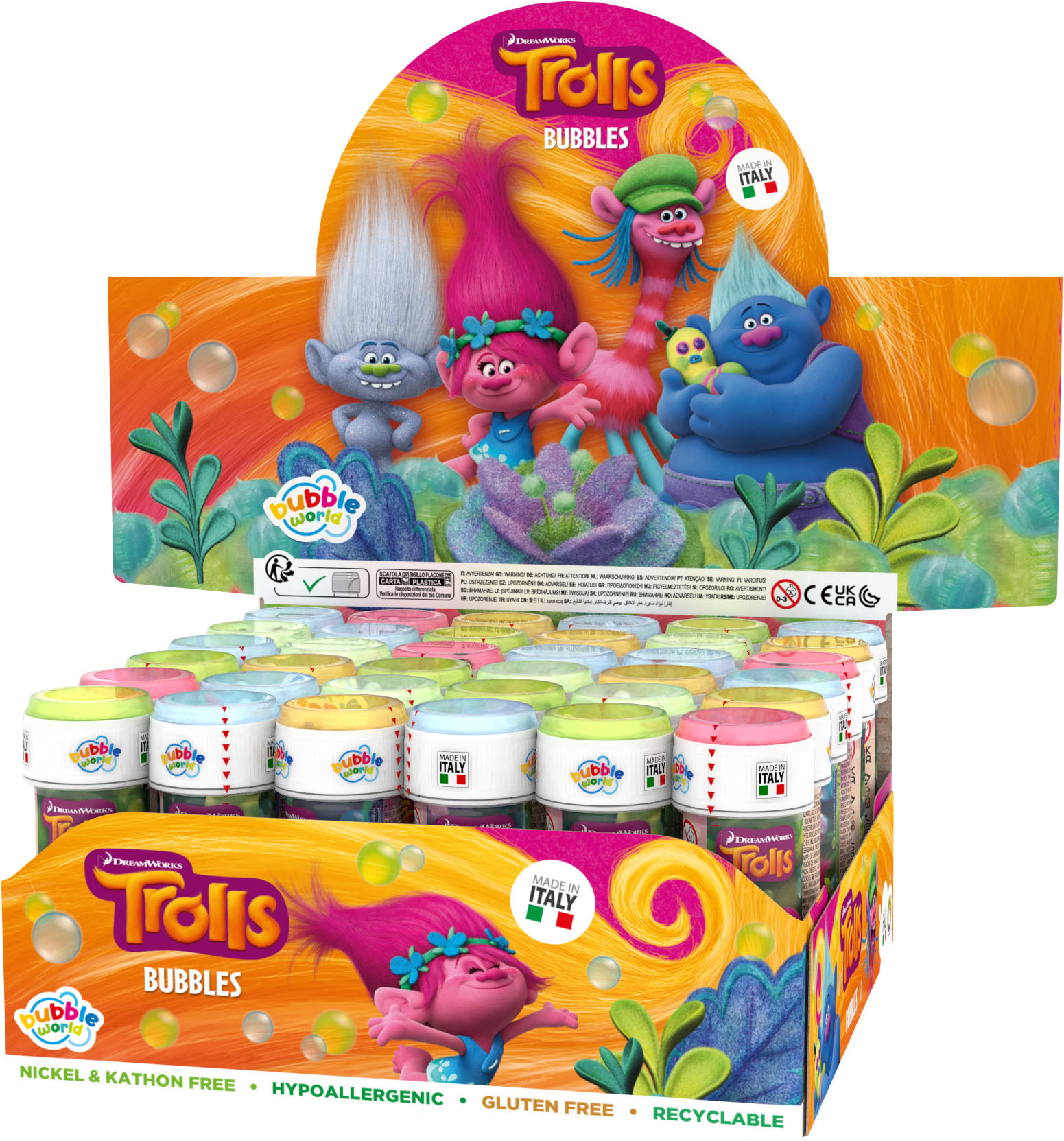 Trolls Bubbles | Dulcop - Vivi felice come un troll